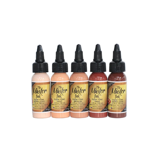 THE MASTER INK Flesh Tone Set 5pcs  - ½oz & 1oz