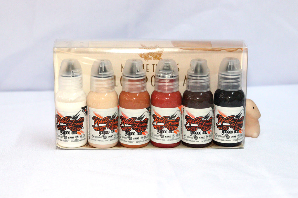 World Famous 6pcs MICHELE TURCO COLOR PORTRAIT INK SET 1oz