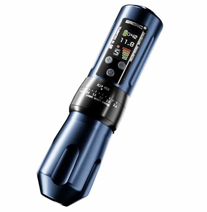 Bronc X2 Wireless Pen Adjustable Stroke (dual batt) BLUE