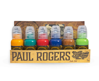 World Famous 6pcs PAUL ROGERS INK SET 1oz