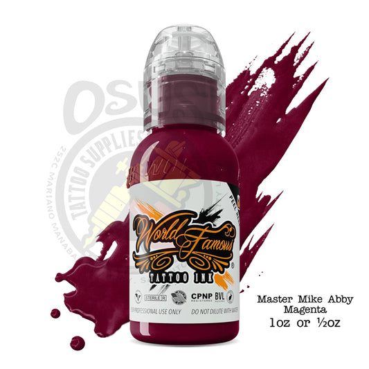 World Famous MASTER MIKE ABBY MAGENTA INK 1oz