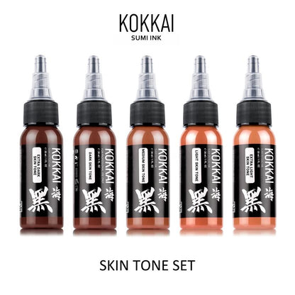 Kokkai Sumi Ink SKIN TONE SET (5 Colors)