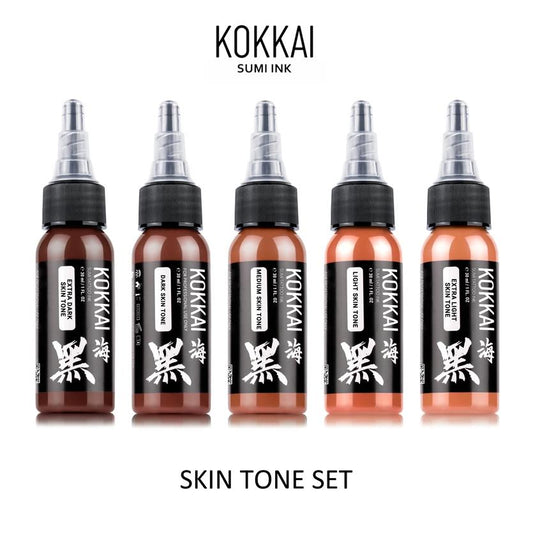 Kokkai Sumi Ink SKIN TONE SET (5 Colors)