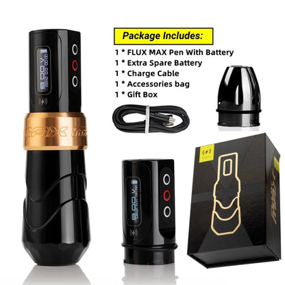 FLUX MAX REP TATTOO PEN MACHINE (gloss gray)