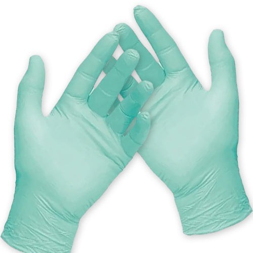 GLOMED Latex Gloves - Black | White | Mint
