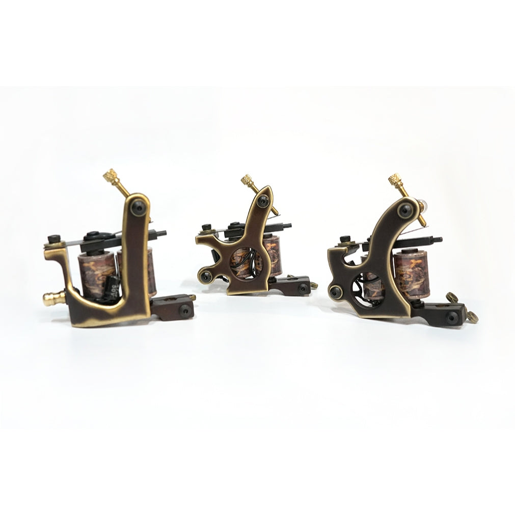 BRASS COIL (LINER) TATTOO MACHINE - 10wraps