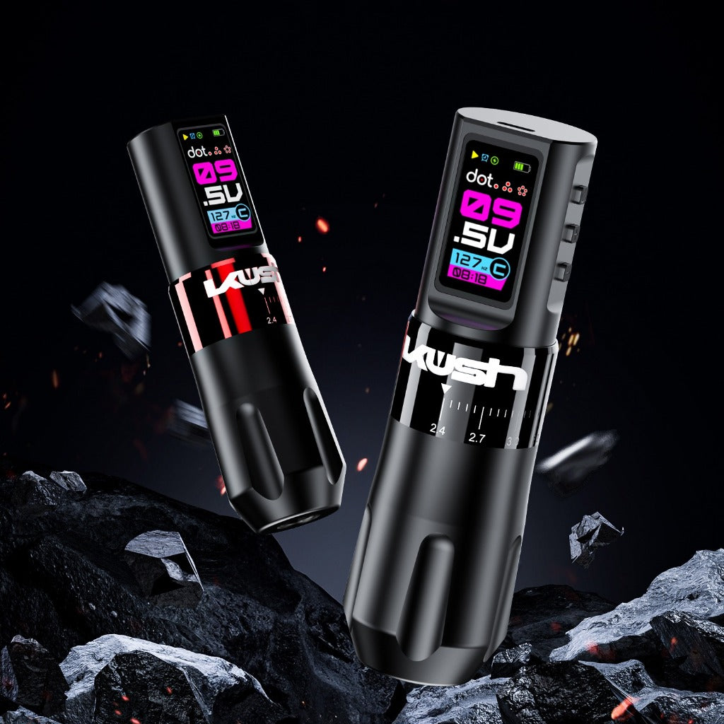 KUSH Wireless Pen Tattoo Machine (Red)