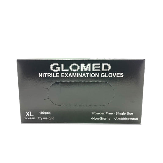 GLOMED Nitrile Gloves - Black