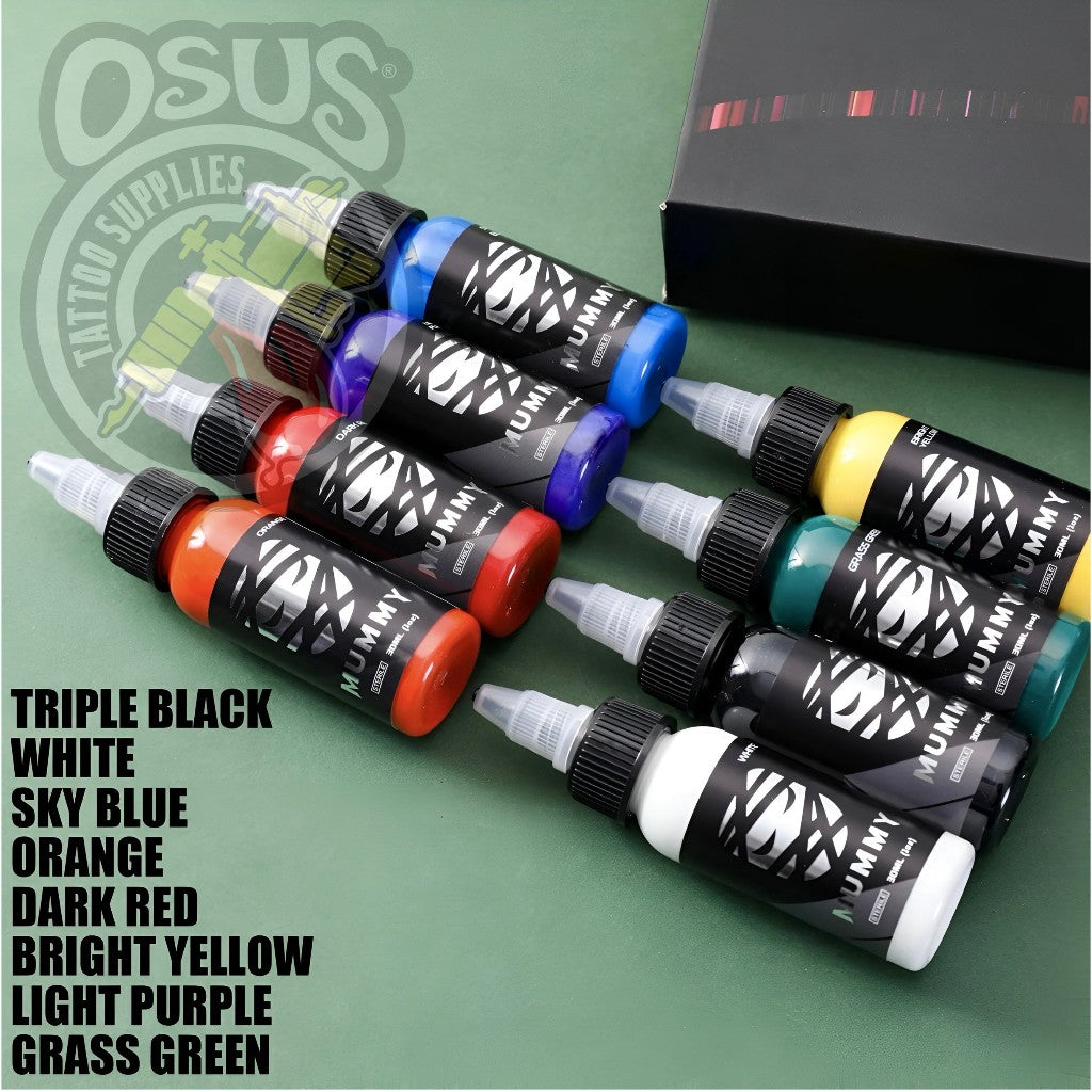 MUMMY 8 COLORS PRIMARY INK SET 1oz