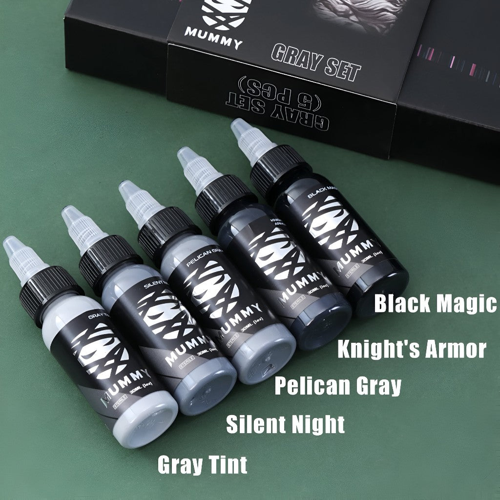 MUMMY GRAY INK SET 5PCS (1oz)