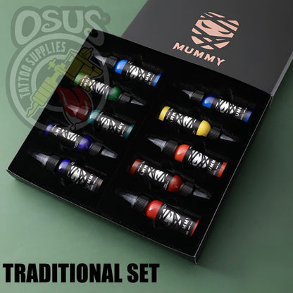 MUMMY TRADITIONAL INK COLORS SET 10pcs (1oz)