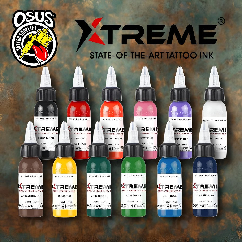 XTREME INK - PRIMARY COLOR SET 1oz (12pcs)
