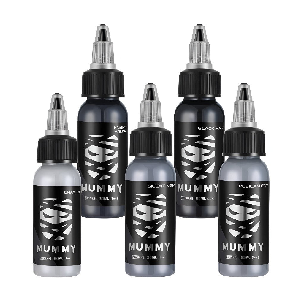 MUMMY GRAY INK SET 5PCS (1oz)
