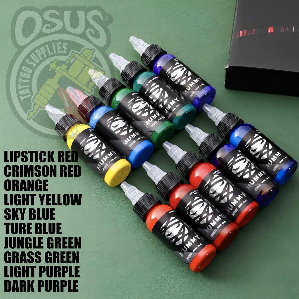 MUMMY TRADITIONAL INK COLORS SET 10pcs (1oz)