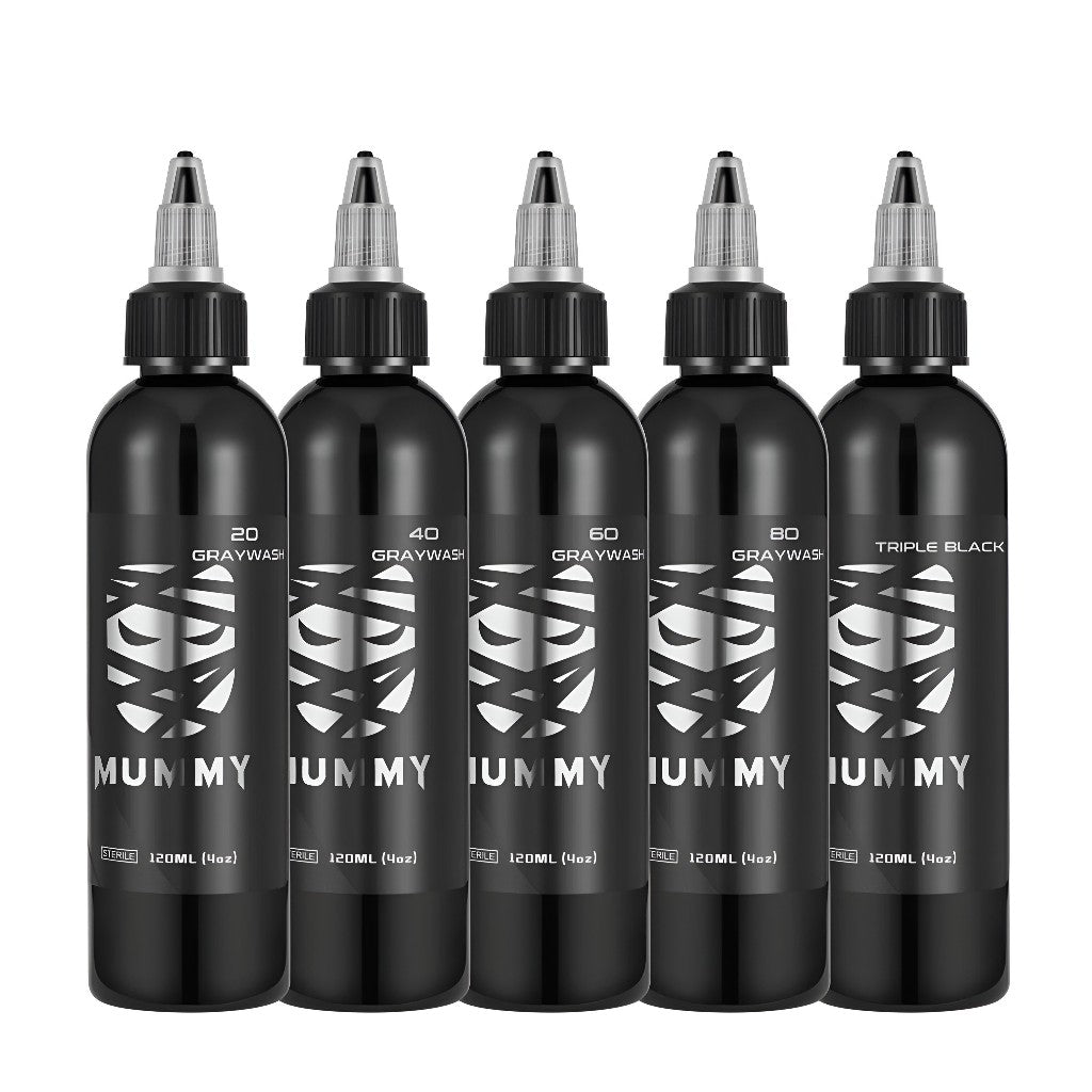 MUMMY GRAY WASH INK SET 5pcs (4oz)