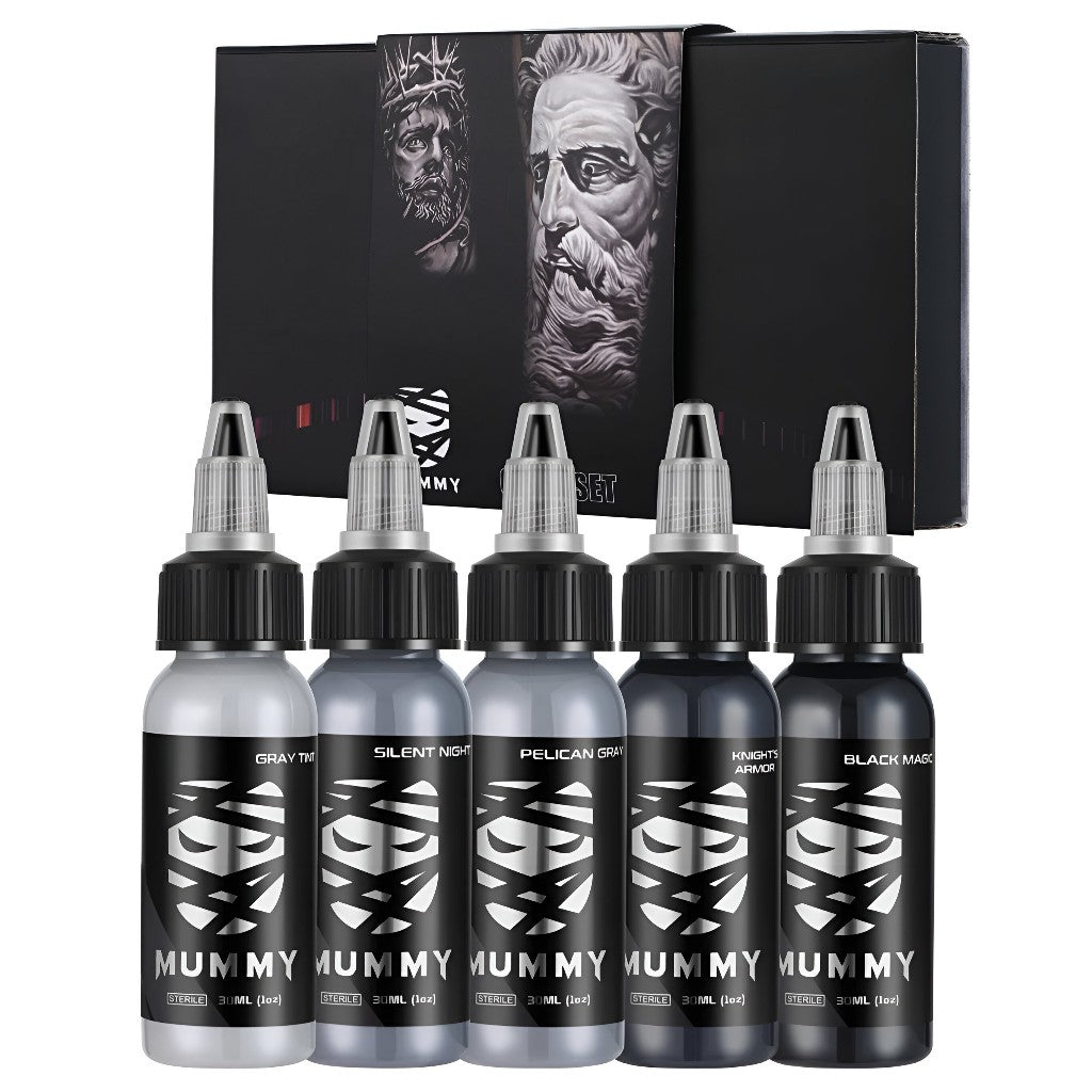 MUMMY GRAY INK SET 5PCS (1oz)