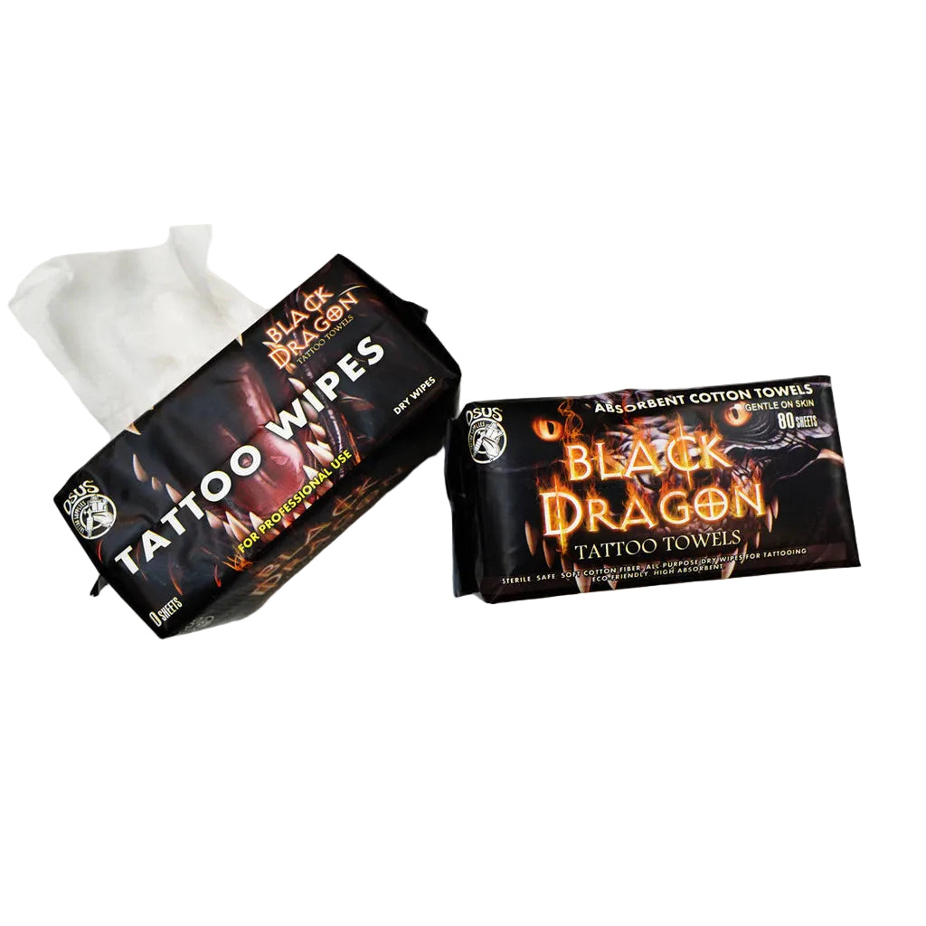 BLACK DRAGON Towels - 1Pack | 3 Packs