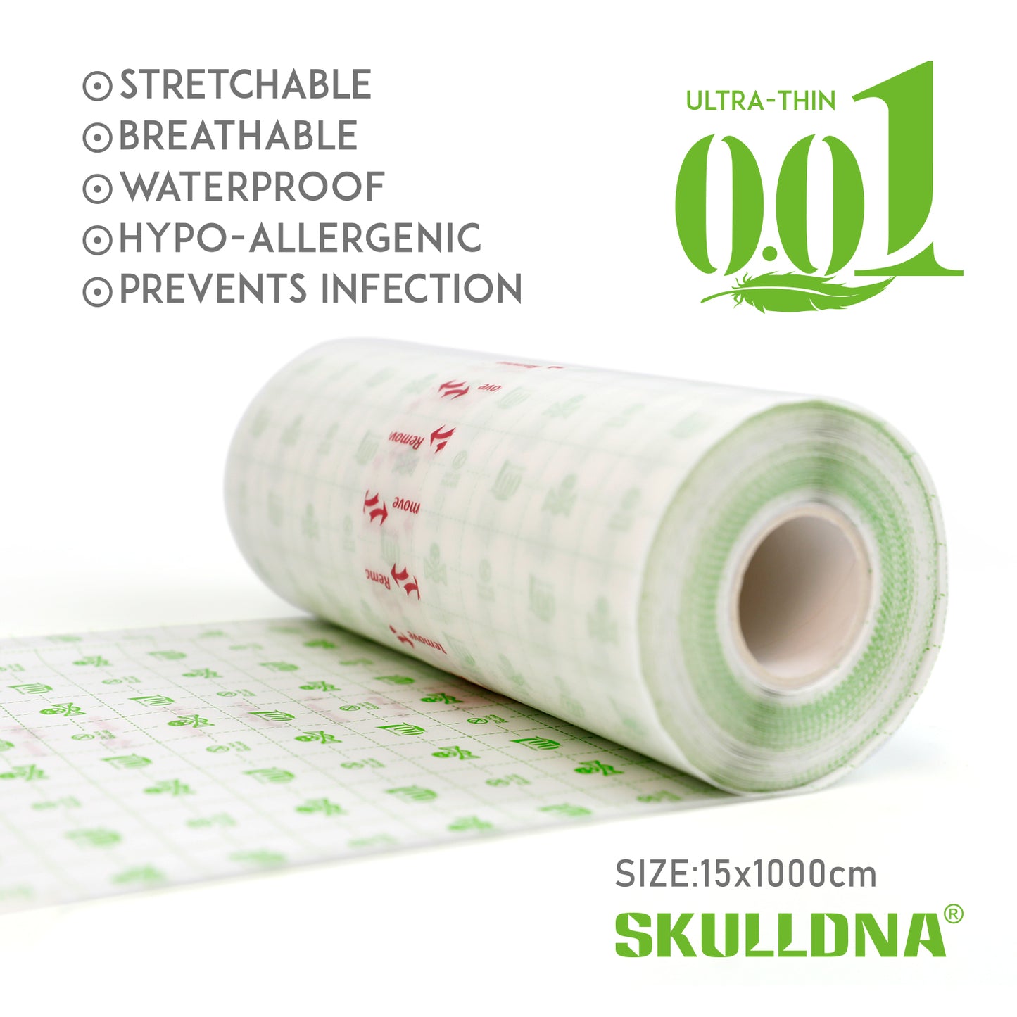 SKULLDNA Protective Film Derm (1box)