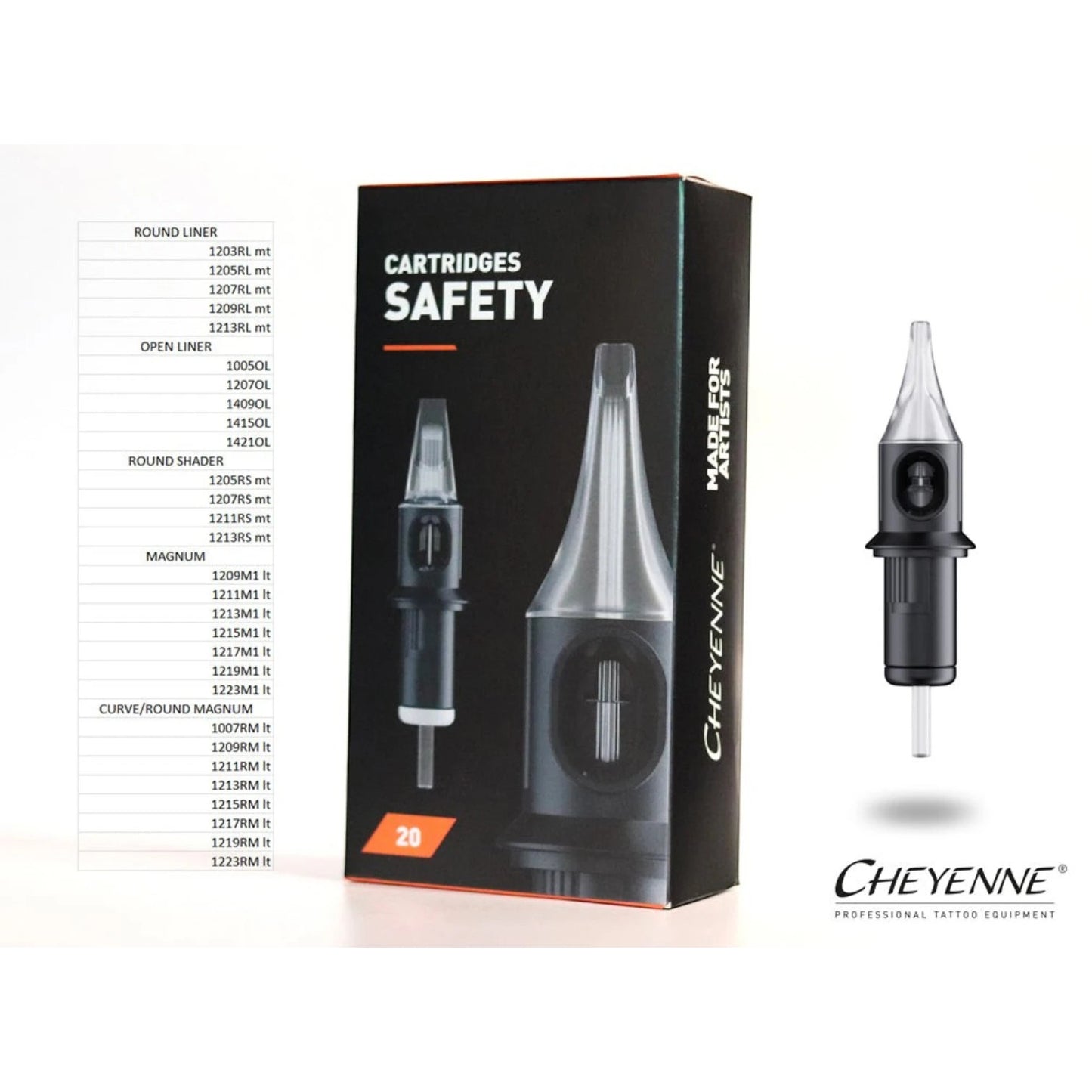 CHEYENNE Safety Cartridges - 20pcs | 10pcs | 5pcs | 1pc