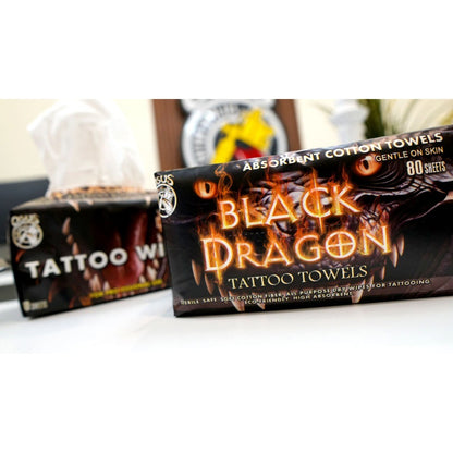 BLACK DRAGON Towels - 1Pack | 3 Packs