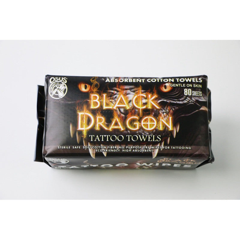 BLACK DRAGON Towels - 1Pack | 3 Packs