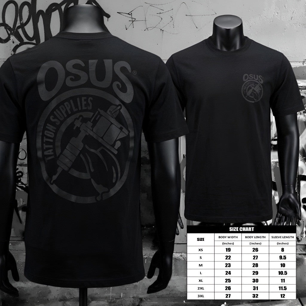 TRIPLE BLACK OSUS CLASSIC LOGO TSHIRT