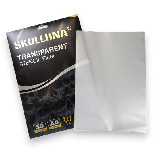 SKULLDNA Transparent Stencil Film 1BOX (50PCS)